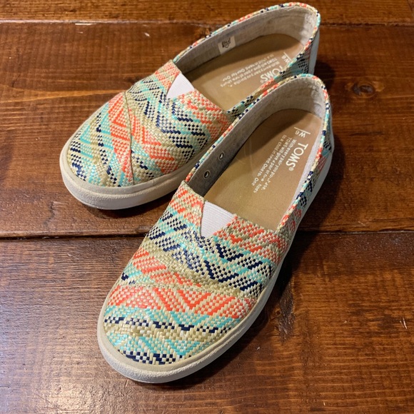 Toms Avalon Slip On Woven Sneaker bohemian - Picture 1 of 6